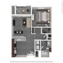 1 Bedroom 1 Bathroom 203 floor plan